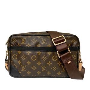 LOUIS VUITTON Compiegne 28 Shoulder Crossbody Bag 💼 Black